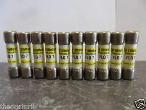 Littelfuse FLQ 7 7 Amp Class CC Fuses Bussmann FNQ-7 500V