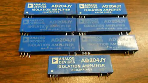 Pack of (7) AD204JY ISOLATION AMPLIFIER MINIATURE