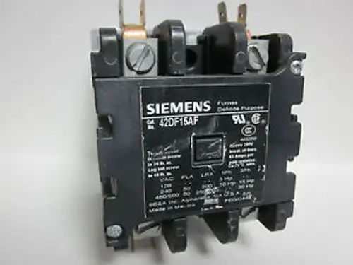 SIEMENS FURNAS DEFINITE PURPOSE CAT No.42DF15AF YG-91
