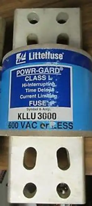 Littelfuse Powr-Gard Hi-Interrupting Fuse Kllu3000 ........ Ve-20