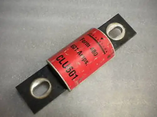 Gec Alsthom 601A Form 480 Hrc-L Fuse Clu601