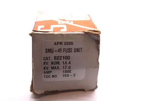 NUEVO FUSIBLE S&C ELECTRIC SMU-40 SMU40