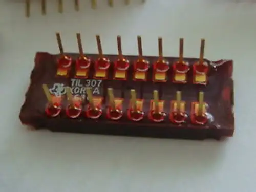 TIL307 TEXAS INSTRUMENT NUMERIC DISPLAYS WITH LOGIC