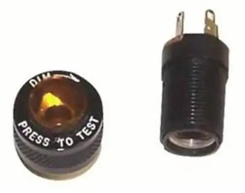 25F984 Dialight 801-1030-0331-504 Lamp Ind Incand T-1 3/4 Red