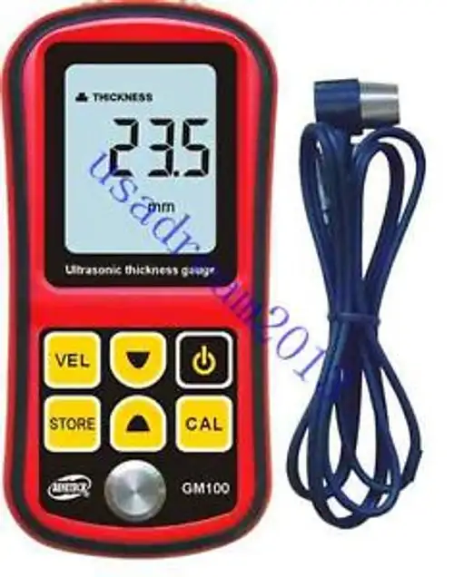 NEW GM100 Ultraschall Wanddickenmessgerät Tester Stahl PVC Digital