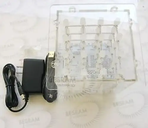 Seeeduino Rainbow Cube Kit Arduino-Compatible 64X8Mm Rgb Leds In 4X4X4 Mannner