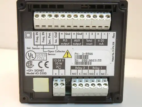 George Fischer 3-5500 Signett Powered Flow Monitor