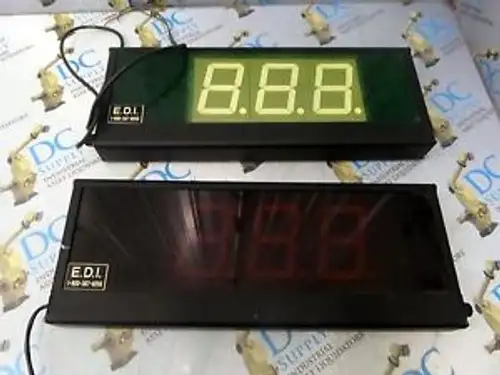 Electronic Display Ed406-109-3D-N1-Gn & Ed406-109-3D-N1 3 Digit Display 2