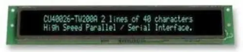 01M7278 Noritake Itron Cu40026-Tw200A Display Vfd Blue-Green 16 X 188.55Mm