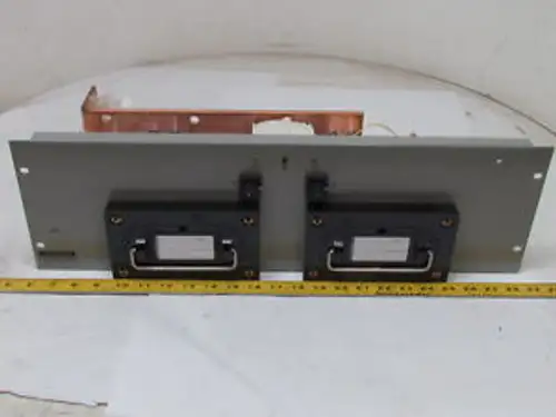 Emerson Tpl-61-6001-11 Shunt Industries Fuse Panel Assembly 600 Amp 145 Volt Dc