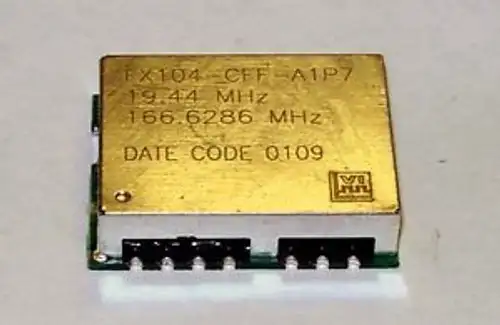 Qty 549 Vectron Fx-104-Cff-A1P7 Saw Frequency Translator 19.44Mhz To 166.6286Mhz