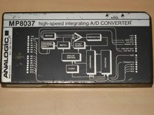 Mp8037 Analogic High Speed Integrating A/D Converter