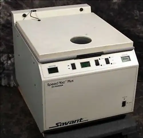 Savant Sc250Dda-120 Speedvac Plus Centrifuge W/ 4 Place Rotor & Carriers