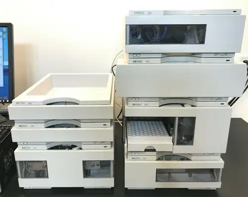 Agilent HP 1100 Series 7-piece HPLC System | DAD | Computer w/Chemstation