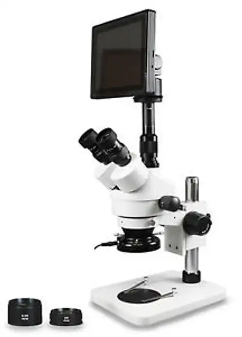 Vision Scientific Vs-1Fz-Ifr4-Lcd Trinocular Zoom Stereo Microscope