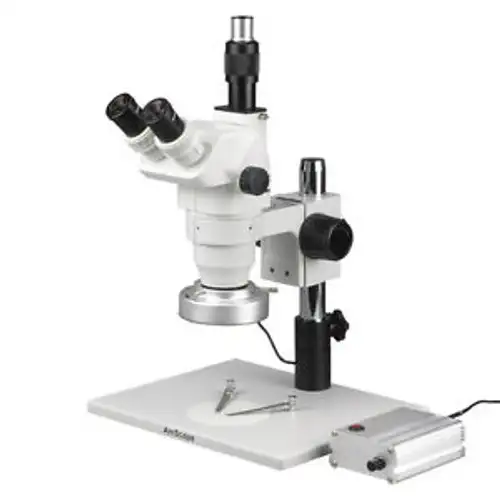 Amscope Zm-1Tz3-80Mw 2X-180X Zoom Microscope With 80-Led Aluminum Ring Light