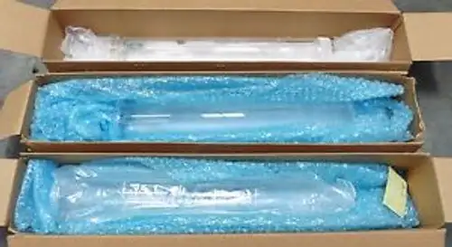 C115865 Lot 3 Ge F Quartz Products Glass Tubes For Mini Brute Tube Furnaces