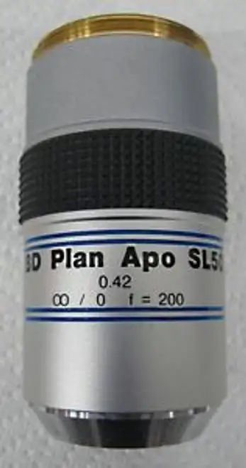 C101091 Mitutoyo Bd Plan Apo Sl50 0.42 ?/0 F=200 Microscope Objective Lens 40Mm