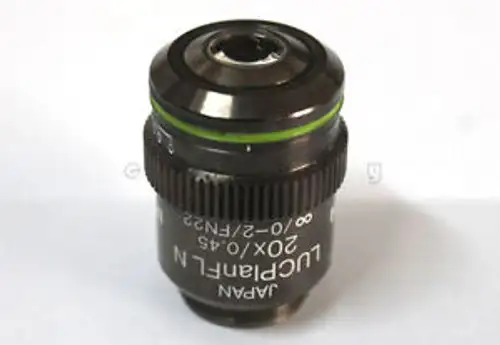 Olympus lucplanFL N lucplanFLN 20x/0.45 0-2/fn22 microscope lens (kc1169-kc1179)