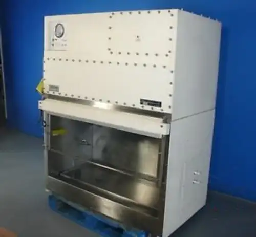 NuAire NU-408FM-400 Class II Type A/B3 Bio VENTED Fume Hood w/stand