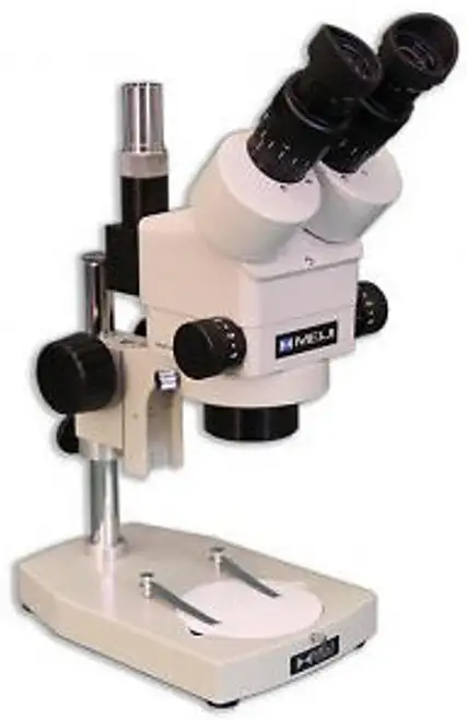 Meiji Techno - EMZ-13TR Trinocular Microscope with 10x Eyepieces & P Pole St&