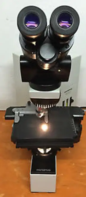 OLYMPUS BX40 BX40F WITH WH10X/22 EYEPIECE DPLAN40 PLAN10X PLAN4X & U-TBI-3