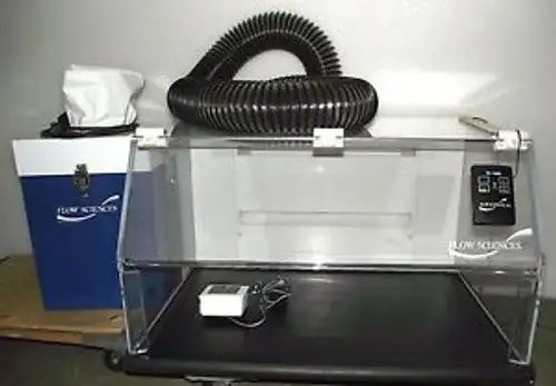 Flow Sciences 3-ft FS2015BKFVA Hood w/ Blower FS-4000/Hose/2 Alarms 4-mo. Wrty