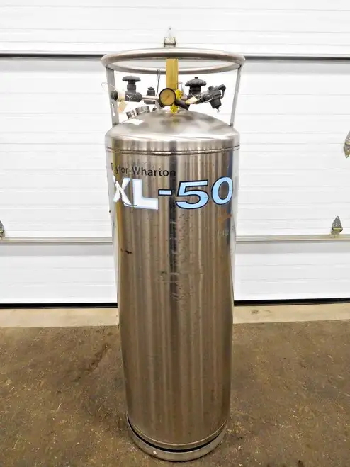 Mo-2510 Taylor Wharton Xl-50 Stainless Liquid Nitrogen Cryogenic Tank Dot-4L200