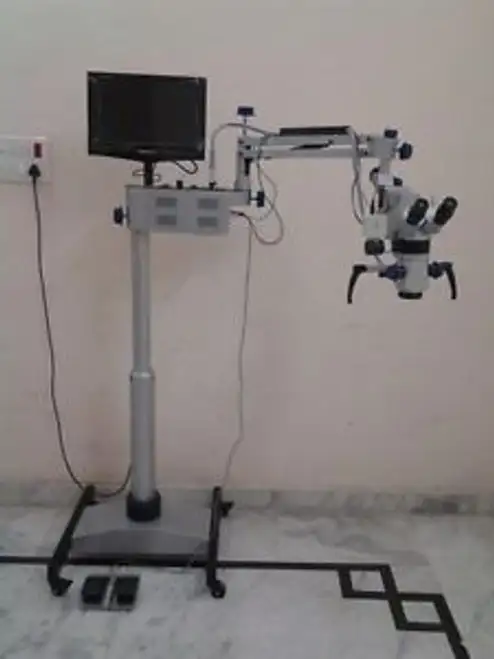 Ent Operating Microscope 5 Step Lcd Camera Motorized Excellent Quality cei-814
