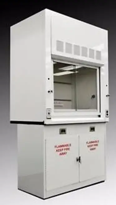 4 Chemical Laboratory Fume Hood w/ Flammable Base Storage Cabinet (NLS-401)