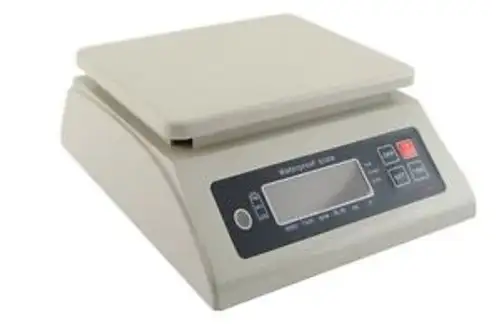 Vestil Ptdsc-66 Plastic Waterproof Scale 66 Lb. Capacity 7-1/2 X 9 Platform