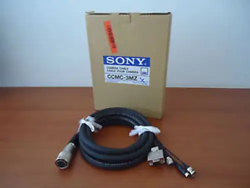 Sony Ccmc-3Mz Camera Cable For Dxc-990/990P Dxc-390/390P To Cma-D3/D3Ce = =