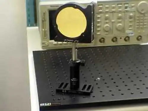Newport U300-Ac Mount + (2) Sm13 Micrometers + Edmund Optic 3 Gold Mirror Laser
