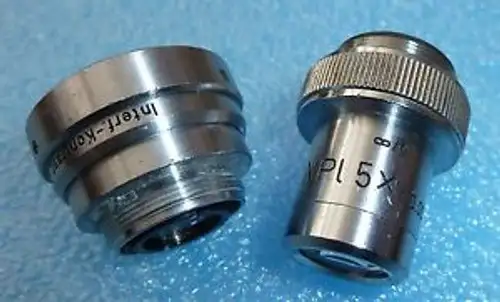 Leica Leitz Npl 5X/0.09 P Objective & Interf-Kontrast R 5X/0.09 P Dic Prism