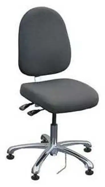 Bevco 9051L-E Gray Fabric Ergonomic Chair Fabric Gray