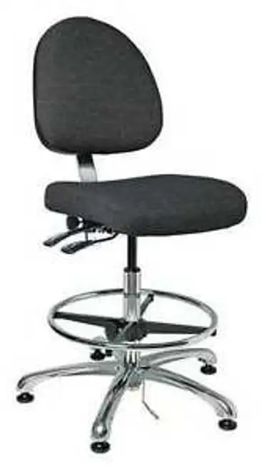 Bevco 9351M-E Gray Fabric Ergonomic Chair Fabric Gray