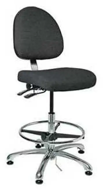 Bevco 9551M-E Gray Fabric Ergonomic Chair Fabric Gray