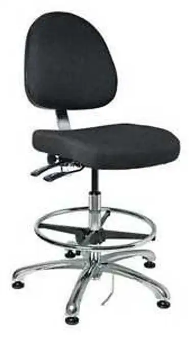 Bevco 9351M-E-Ebony Ergonomic Chair Fabric Black