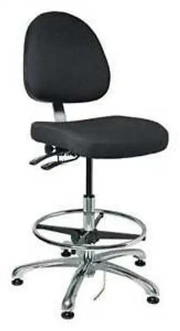 Bevco 9551M-E-Ebony Ergonomic Chair Fabric Black