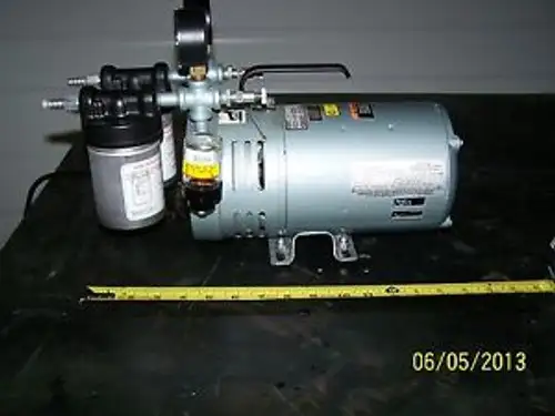 Gast 0523-V4F-G582Dx Vacuum Pump 65 Mbar