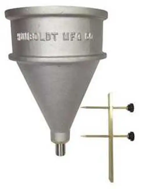 5Mze7 Grout Flow Cone 1/2 In