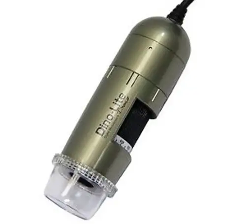 New Dino-Lite Am4113Ztl 10X-90X 1.3 Mp Polarizing Handheld Digital Microscope