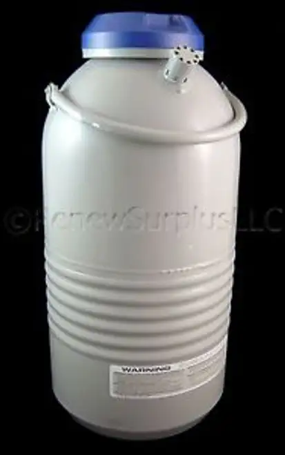 Taylor Wharton 10Xtb-5S Cryogenic Dewar Refrigerator With 6X 5 Inch Canisters