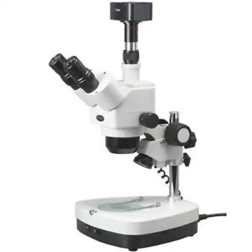 Amscope Sh-2T-C2-5Mt 10X-40X Student Stereo Zoom Microscope + 5Mp Camera