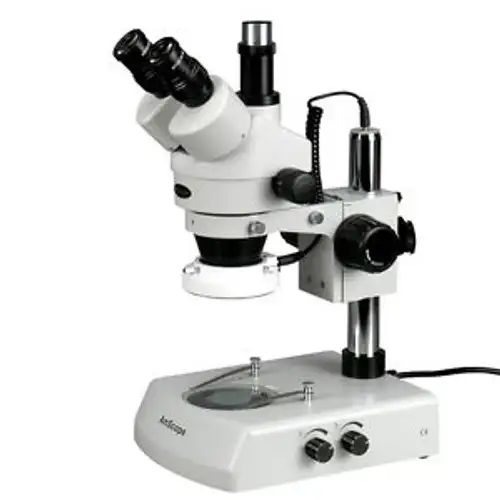 Amscope Sm-2Tzz-Led Microscope stéréo zoom trinoculaire à diodes électroluminescentes 3.5X-180X