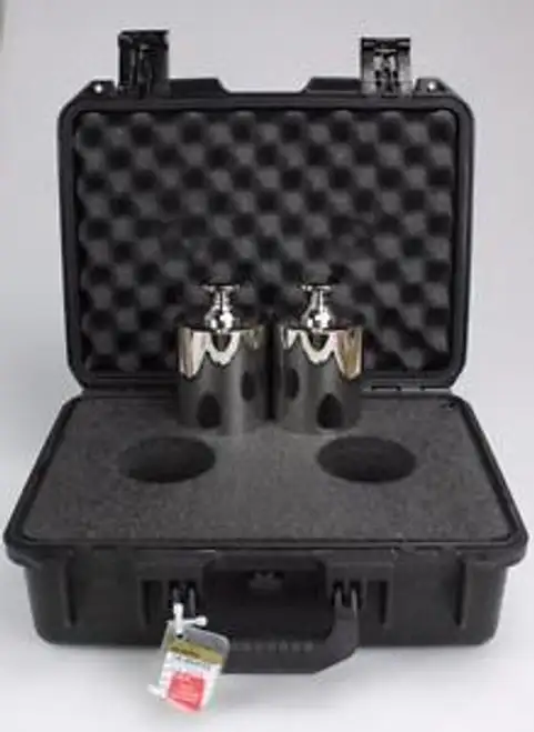 Hospira Wx-2997/2998 5Kg Class 3 Analytical Weights With Pelican Storm Case