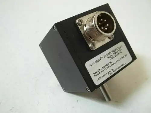ACCU-CODER 711*-1200-S-IND12-6-S-S-N INCREMENTAL SHAFT ENCODER