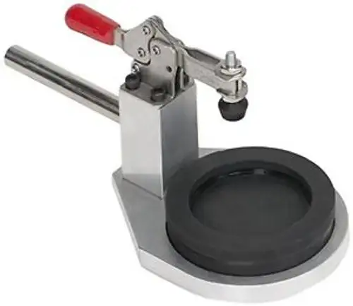 Burrell Scientific 075-777-20-00 Snap And Lock Bottle Clamp Silver
