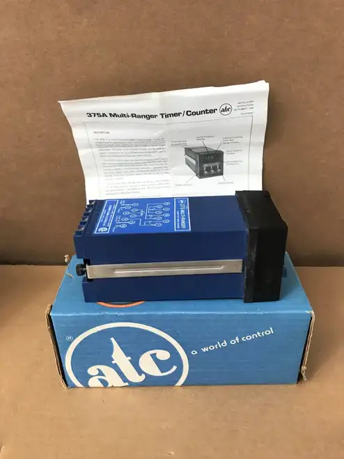 NEW ATC 375A-500-Q-50-PX Timer Multi-Range 0-999SEC/MIN/HRS 120VAC
