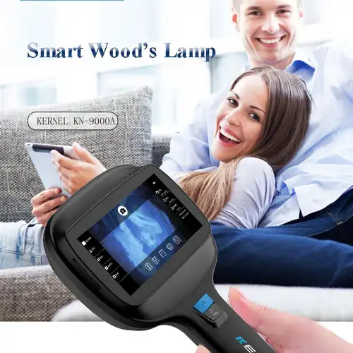 Professional Wood's Lamp Medical Magnifier KN-9000A Skin Analyzer Dermatologist Dermatoscope Dermoscopy